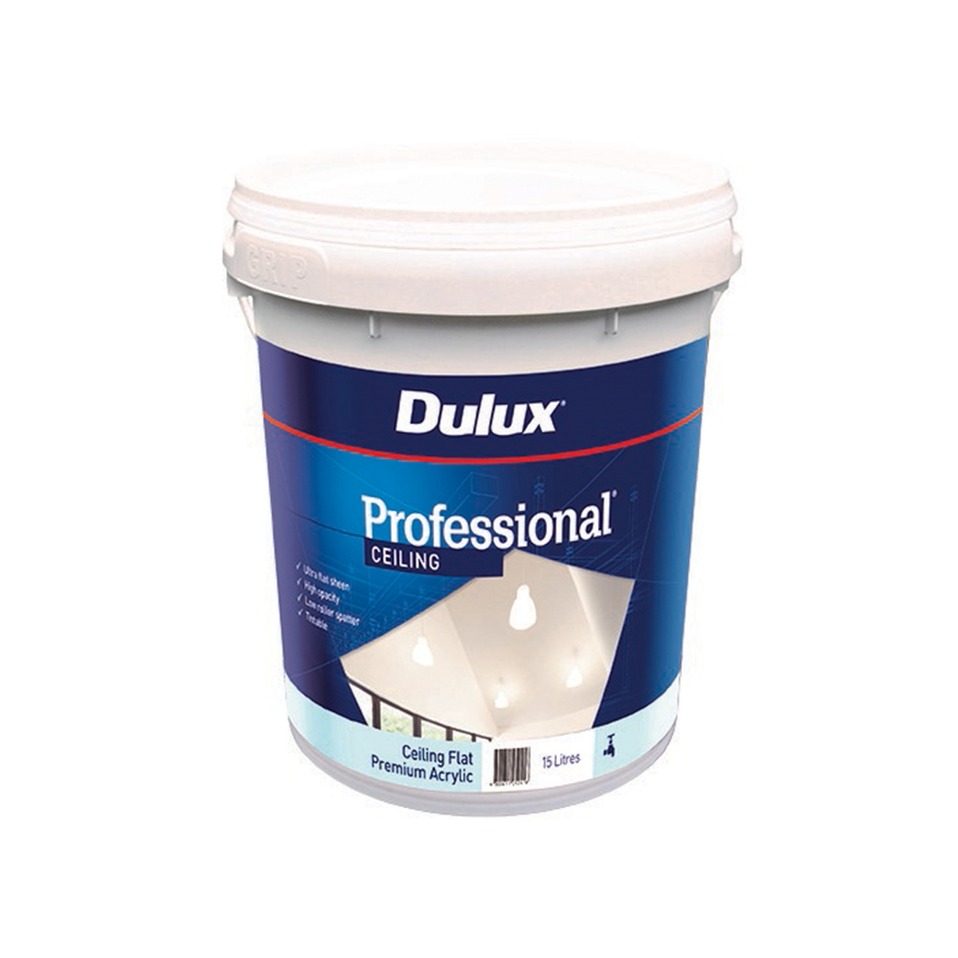 Dulux Professional Ceiling Flat White 15L Inspirations Paint dulux-professional-ceiling-flat-white-15l-inspirations-paint